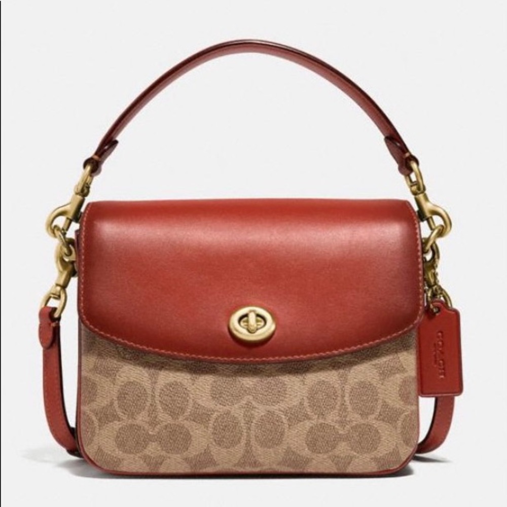 NWT Coach Cassie 19 in Rust/Signature Canvas